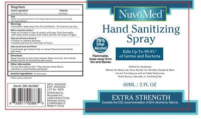 Hand sanitizing spray.jpg image description - Hand sanitizing spray